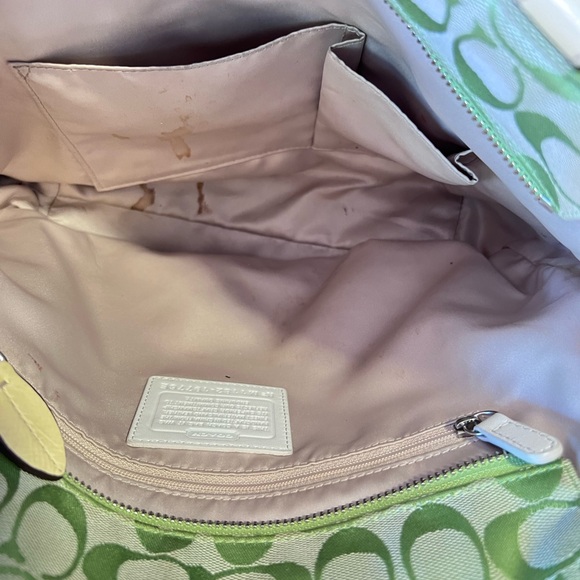 Coach Handbag Vintage Apple Green - Picture 2 of 12